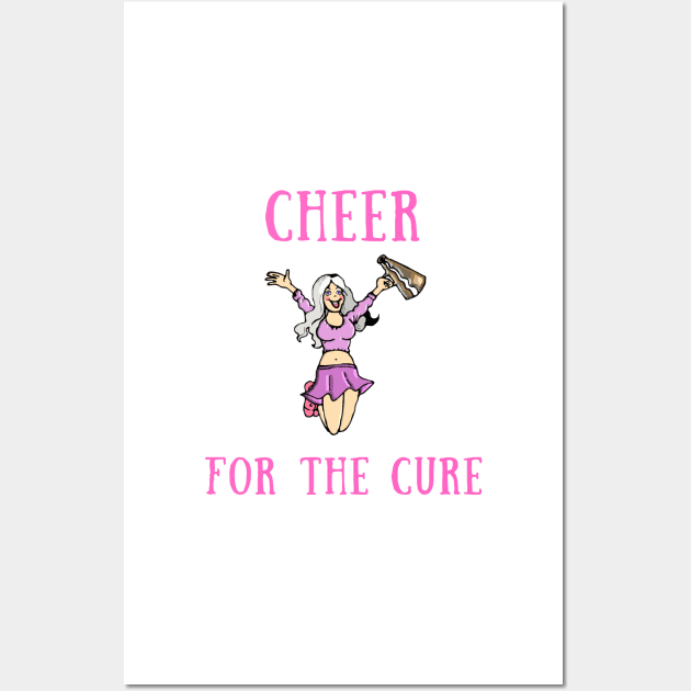 Cheer for the cure Wall Art by IOANNISSKEVAS